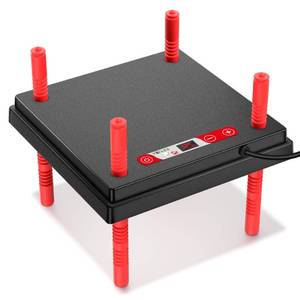 lot 10348 image: Tiflev Chick Brooder Heating Plate with Temperature Adjustable, 10 x 10 Brooder Heater for Chicks Adjustable Heights