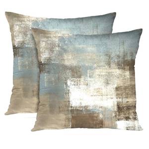 lot 10355 image: Britimes Throw Pillow Covers Modern Home Art Decor, 20 x 20 Inches Set of 2 Pillow Cases Decorative, Abstract Oil Painting Pillowcases for Bedroom, Living Room, Cushion Couch Sofa, Grey Beige