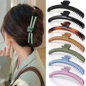 lot 10417 image: Hold Everything Hair Claw Clips Perfect for Thick and Thin Hair Straight, Wavy and Curly Strong Clip,Non-Slip 7 Colors Double Row Teeth Hair Claw Clips With 52 teeth.
