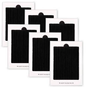 lot 10425 image: Refrigerator Air Filter Replacement 6 Pack - Carbon Activated Filter Compatible with Frigidaire & Electrolux Pure Air Ultra Reduce Odors for EAFCBF, PAULTRA, RAF1150 242061001,242047801, 242047804