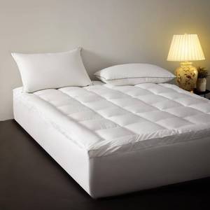 lot 11354 image: Royoliving Mattress Topper California King Size Mattress Pads Protector Extra Thick Cotton Cover Top Fluffy Soft Elastic 18 Deep Pocket Cooling Breathable (72x84 Inches)