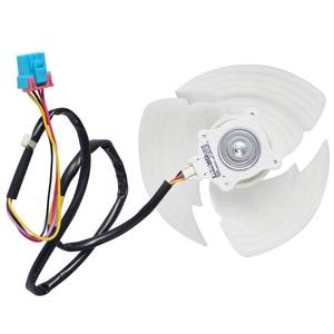 lot 12038 image: EAU63103301 Refrigerator Condenser Fan Motor Assembly Fits for LG, Replaces EAU63103302 AP6235485 4509126, DC 12V 1A 4-Pin
