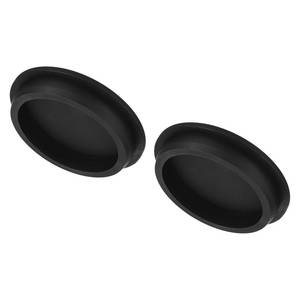 lot 12071 image: MECCANIXITY High Temp Silicone Plug Mount Dia 101.5mm4 t Shaped Solid Rubber Stopper Hole Plugs for Coating Plating Waterproof Sealing Plugs Black Pack of 2(OD 114mm4.49 Inch)