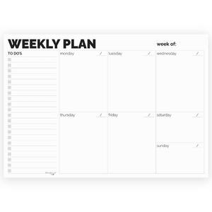 lot 12089 image: Weekly Planner Pad, Tear Off Undated Weekly Desk Planner Notepad, Weekly Calendar Planner, Weekly To Do List Planner, Work Planner Organizer, Schedule Planner, Weekly To Do List Notepad by Hadigu