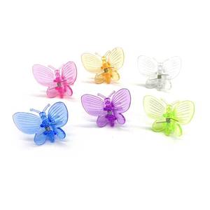 lot 12103 image: cozyou 30Pcs Colorful Butterfly Plant Clips Orchid Support Clips Garden Plant Vine Flower Clips