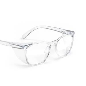 lot 12122 image: Stoggles Square Z87.2 Certified Polycarbonate Small Fit Safety Glasses, Scratch & Shatter-Proof, Blue-Light & UV Blocking Lens, Top & Side Shields, Anti-Fog Dip Coated, Protective & Stylish Eyewear
