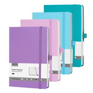 lot 12130 image: ONAVIA 4 Pack Lined Journal Notebooks for Work, Travel, College, A5 Size 100 GSM Thick Paper, Classic Ruled, Hardcover Notepad for Writing 160 Pages, 5.5 x 8.3 inch, 4 Light Multicolors