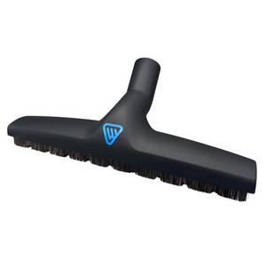 lot 12143 image: Wessel-Werk Deluxe Vacuum Floor Brush, Multi-Surface Vacuum Brush Attachment with 360° Swivel Neck, Soft Rubber Wheels, and Horse Hair Bristles Brush Nozzle (D 320-13 inch Brush, 1-38 (35mm) Neck)