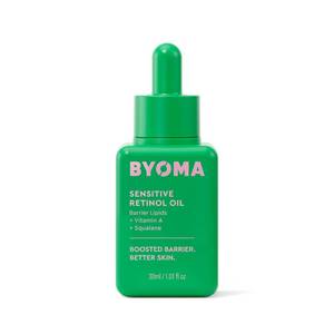 lot 12424 image: BYOMA Sensitive Retinol Oil - Face Treatment with Squalane & Vitamin A - Ideal for Sensitive Skin - Barrier Repair - 1.01 Fl. Oz