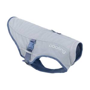lot 12430 image: Kurgo Dog Core Cooling Vest, Cooling Jacket for Dogs, Evaporation Cooler Coat for Pets, Reflective Material, Adjustable Straps, Works with Harnesses & Collars, Heat Reflective (Large)