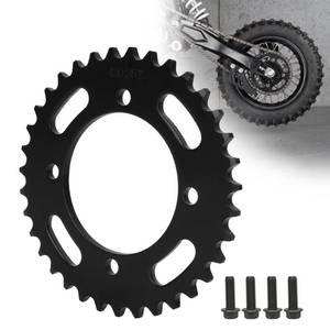 lot 12435 image: RUTU 420 Chain Sprocket Rear Sprocket 35 Tooth 76mm for Chinese 50 70 90 110 125 140cc 150 160 170 Cc Apollo RFZ CRF50 XR50 SDG IMR SSR YCF Kayo Thumpstar Coolster Pit Dirt Motor Bike Motorcycle