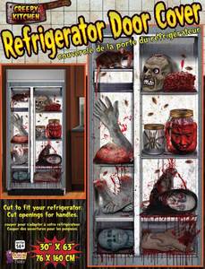 lot 16247 image: Forum Novelties Haunted House Refrigerator Door Cover (5 pack)