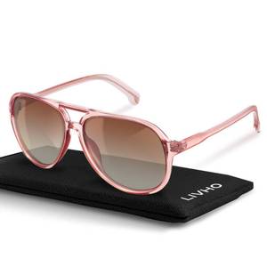 lot 16286 image: livho Trendy Polarized Aviator Sunglasses Women Men, Retro Sun Glasses for Women Men 2025, Oversized UV Protection Shades