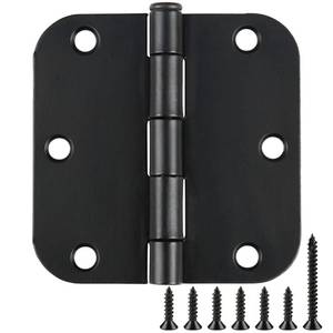 lot 16289 image: TDCHINGES 18 Pack Door Hinges 3.5 Inch Matte Black