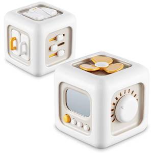 lot 16305 image: SOCBTNSO Busy Cube Toys for 1 Year Old Boy, Montessori Toys for 1 Year Old, Travel Sensory Toys for Toddlers 1-3, Learning Fine Motor Skills 1st Birthday Gifts Boy 12 Months 