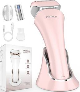 lot 16312 image: Electric Shaver for Women Rechargeable Wet Dry Electric Razor for Women, Waterproof Lady Shaver for Legs Arm Underarm Bikini Public Body Razor with One Extra Foil Blade