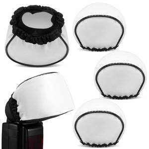 lot 16322 image: Colingmill 4 Pcs Universal Soft Mini Flash Bounce Diffuser Cap for Flashgun Speed Light Elastic Camera Flash Bounce Diffuser Cover for Flashlight Photography Camera Speed Light