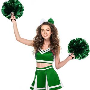 lot 4216 image: A 10 Pack Of Green And White Bows
