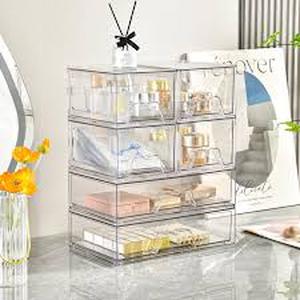 lot 9495 image: 4-Tier Multi-use Organizer, Clear