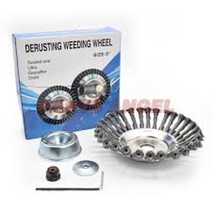 lot 9497 image: 10-inch Derusting Weeding Wheel - Professional Grade Twisted Wire