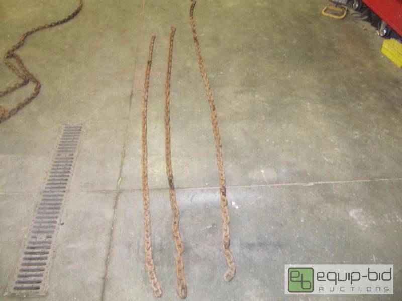 lot 388 image: Lot 3 Chains  7 8 &amp 10 NO  Hooks