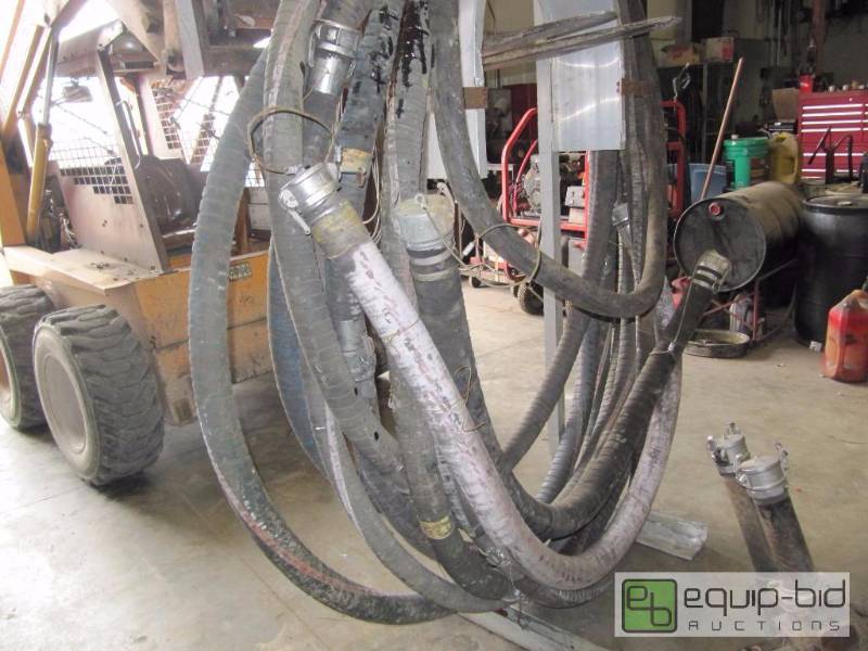 lot 374 image: TRANSFER HOSES , PUMP AND RACK For Semi Liquid Pumpers