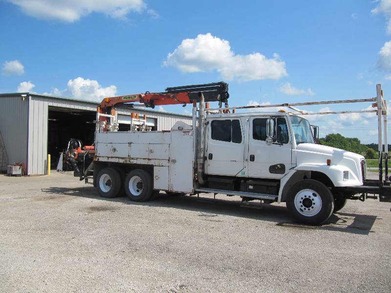 lot 368 image: 2003 Freightliner FL-80 Crane Truck Equipped With Palfinger P-150002 Crane