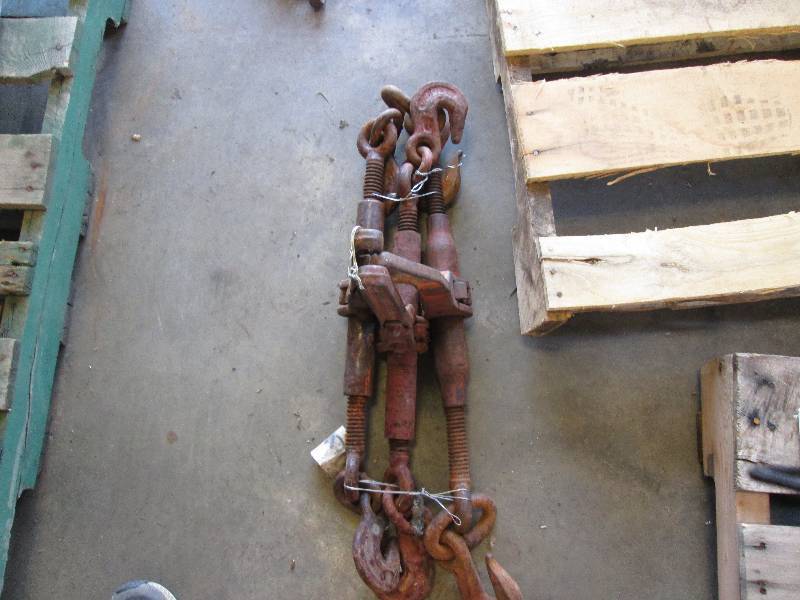 lot 385 image: Total of 3 Ratchet Binders- Working Condition