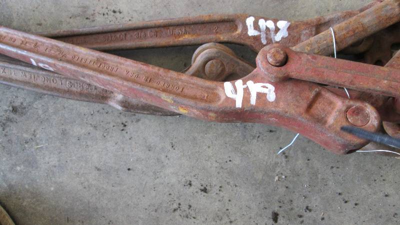 lot 418 image: Lot of 3 Snap Binders-TESTED (Shop Tools)