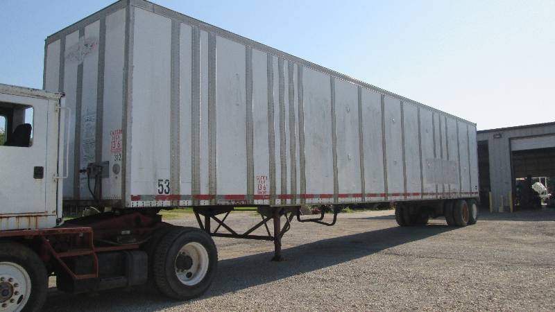 lot 367 image: 1995 Wabash Storage Trailer 53 x102 13. 6 HT . NO Title