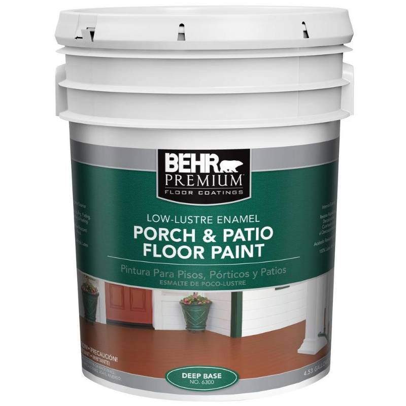 lot 139 image: BEHR Premium 5 gal. #6300 Deep Low Luster InteriorExterior Porch and Patio Floor Paint