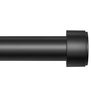 lot 1560 image: Curtain Rods for Windows 32-96 Inch, 1 Inch Adjustable Black Curtain Rod Set with Brackets, Easy Install