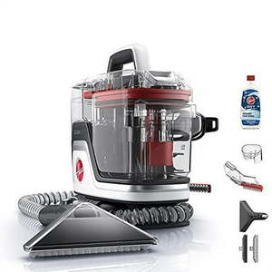lot 1570 image: Hoover CleanSlate Plus Carpet & Upholstery Spot Cleaner  Stain Remover  Portable  FH14050  White