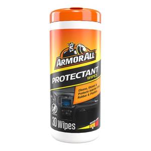 lot 2010 image: Original Protectant Wipes by Armor All, Car Interior Cleaner Wipes with UV Protection to Fight Cracking & Fading, 30 Count