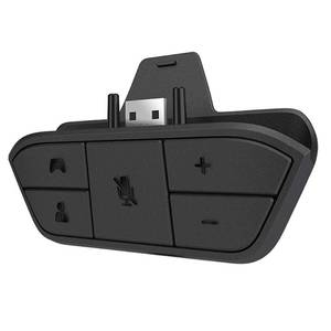 lot 2011 image: Stereo Headset Adapter for Xbox One and Xbox Series XS and Elite Controller - Headphone Audio Converter for Voice Chat & Game Sound Mix and Mic Monitoring and Volume Control as Xbox Accessories