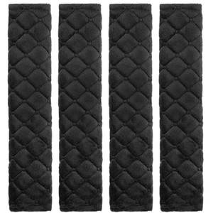 lot 2407 image: Tatuo 4 Pack Seat Belt Cover Extra Long Seat Belt Pads for Car Soft Comfort Shoulder Strap Covers Harness Pads Helps Protect Your Neck and Shoulder(25.6 Inch,Black)