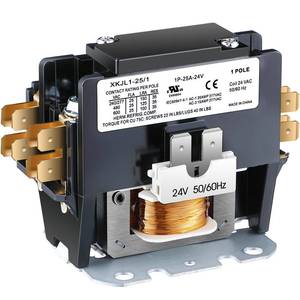 lot 2421 image: Dreyoo 1 Pack Carrier HVAC Motor Contactor, 24V 25 Amp Coil 1 Pole Replacement Relays Compatible with C230B, Air Conditioner, Heat Pump, Refrigeration Systems