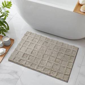 lot 2430 image: HAOCOO Bathroom Rugs,18x25 inch Non Slip Washable Grey Waffle Bath Mat,Luxury Soft Microfiber Absorbent Bathmat Floor Carpet for Bathroom Bedroom Tub Shower