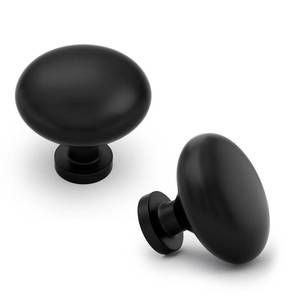 lot 2440 image: Banqin 15Pack Black Cabinet Knobs Dresser Drawer Knob for Kitchen Cabinets Hardware, Single Hole