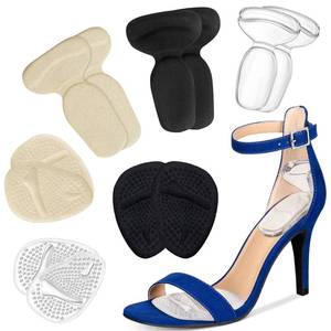lot 2468 image: ONUEMP Heel Grips, High Heel Cushion Inserts for Too Big Shoes, Reusable Anti-Slip Shoe Pads Foot Insoles and Metatarsal Pads for Women, Heel Blister Prevention - 6 Pairs