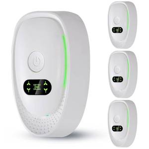 lot 6388 image: Plug-In Air Purifier 4 Pack��Negative Air Ionizer for Home, Air Freshener Odor Reducer for Home from Pets Smoke Smell Kitchen Odor