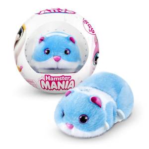 lot 6409 image: Pets Alive Hamstermania (Blue) by ZURU Hamster, Electronic Pet, 20 Sounds Interactive, Hamster Ball Toy for Girls and Children