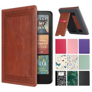 lot 6433 image: CoBak Stand Case for 7 Kindle Paperwhite 12th Gen 2024 and Kindle Colorsoft with Hand Strap - Compatible with iPhone MagSafe, for SamsungBelkinAnker Wireless Charging Pads, Durable, Auto Sleep Wake