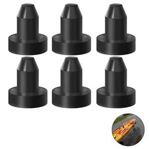 lot 6453 image: TonGass (6-Pack) Push-in 12 Kayak Drain Plugs Neoprene Rubber Scupper Plugs for Kayak Compatible with Sun Dolphin Aruba 8 SS 10 Bali 8 Excursion 10 Sportsman 8 10