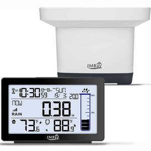 lot 6473 image: Wireless Rain Gauge Outdoor, Digital Rain Gauge Outdoors Best Rated with Thermometer,Accurate Self-Emptying Rain Measure Gauge for Garden,Remote Electronic Rain Meter,Freeze Proof Rainfall Measurer