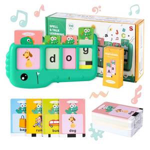 lot 10001 image: Talking Flash Cards for Toddlers 2-8 Alphabet Learning & Spelling Games with 224 Sight Words - Montessori Sensory Toys for Preschool Boys & Girls, Speech Therapy Toys for Kids with Autism, Ideal Gift