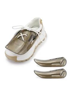 lot 10447 image: QWORK Metatarsal Guard, Safety Footwear Attachment for Metatarsal Protection, Safety Shoe Cover for Most Work Boots, Universal Size (1 Pair)