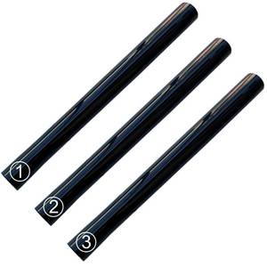 lot 10452 image: VACEXT Vacuum Extension Wands with 1-14 Fitting (35mm (1-38 inch) 1.37 Extension Wands), Black, VACEXT100