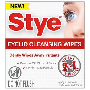 lot 10465 image: Stye Eyelid Cleansing Wipes - 12.0 ea