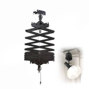 lot 11395 image: DATOUBOSS 2M Drop Pantograph for Studio Photography Ceiling Rail System Photographic Pantograph Kit with Pulley, Safety Rope Accessories